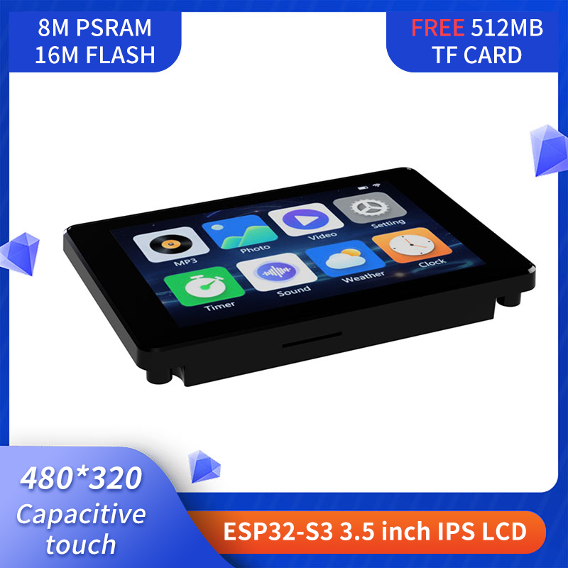 ESP32 MCU 3.5 Inch IPS Capacit - Argon One V3 M.2 Nvme Case recension och pris