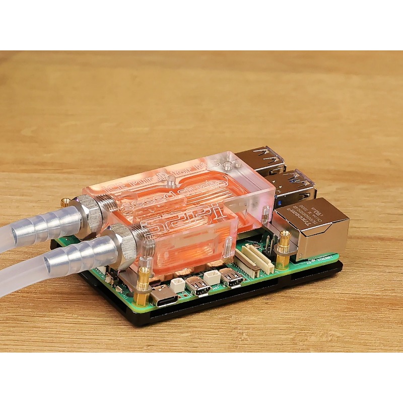 Ultra-Thin Pi 5 CPU Water Bloc - Raspberry Pi Water Cooling Kit recension och pris