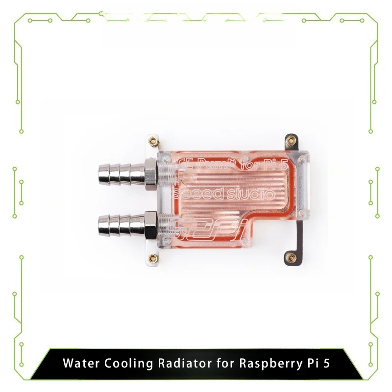 Ultra-Thin Pi 5 CPU Water Bloc - Raspberry Pi Water Cooling Kit recension och pris